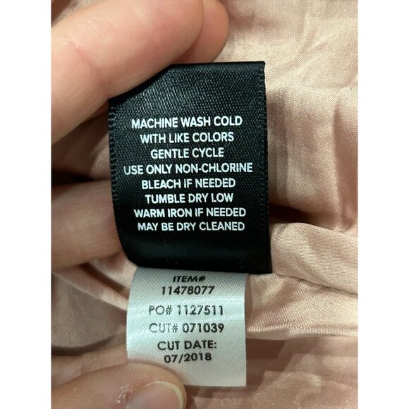 Torrid NEW Double-Breasted Peacoat Rose Herringbone Pattern Coat FLAWED - Picture 9 of 10